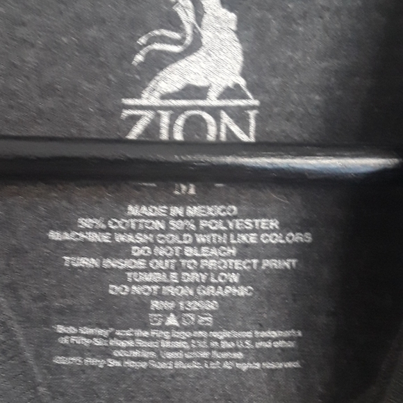 Bob Marley charcoal gray T-shirt Sz M - Picture 4 of 4